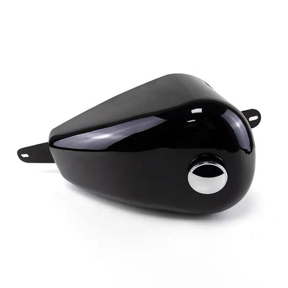 9L Universal Motorcycle Gas Fuel Tank Oil Box Raw Bare Metal Cafe Racer PEANUT EFI, product view 06