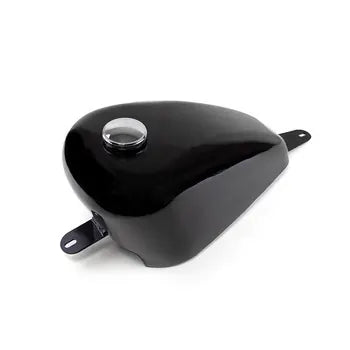 9L Universal Motorcycle Gas Fuel Tank Oil Box Raw Bare Metal Cafe Racer PEANUT EFI, product view 07