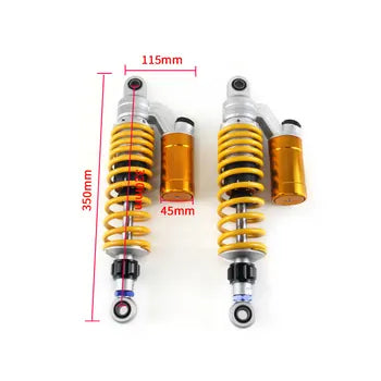 Adjustable 280-360mm Round-Headed Fork Head True Airbag Hydraulic Oil Rear Motorcycle Shock Absorber with Front, product view 07