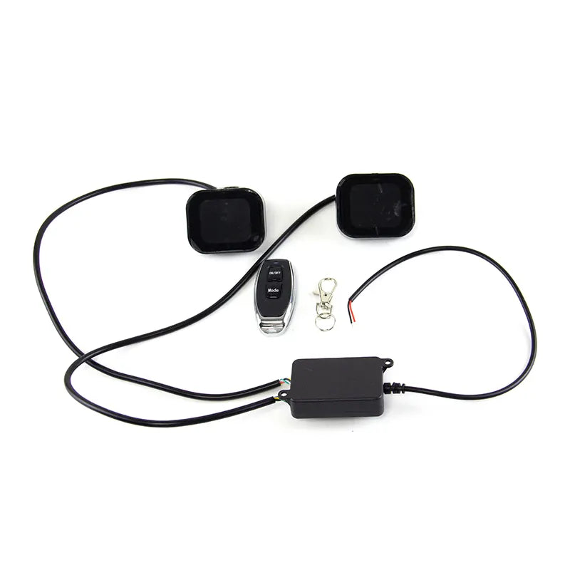 ADT Remote Control LED Dynamic Pupil Devil Eyes Fit Motorcycles Multi-mode Light New LED Devil Eye Lighting Blinking, product view 01