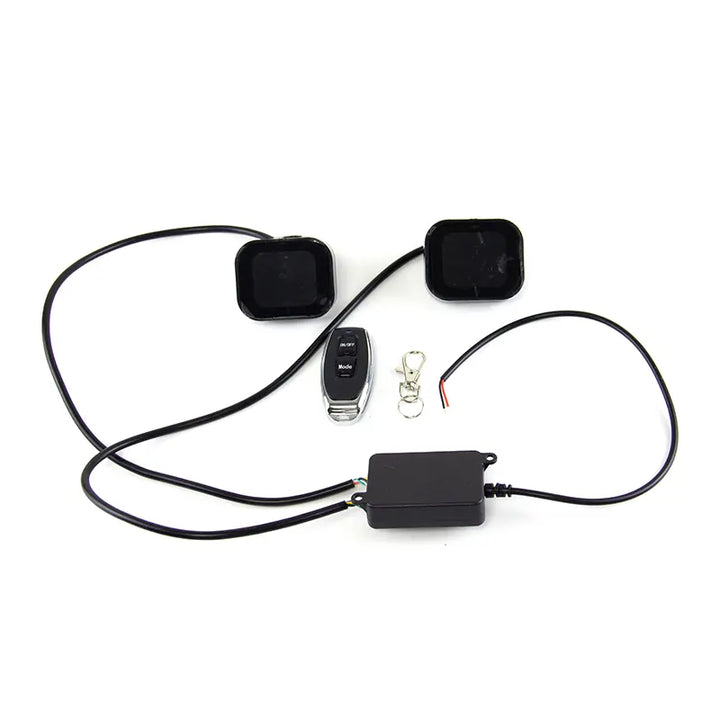 ADT Remote Control LED Dynamic Pupil Devil Eyes Fit Motorcycles Multi-mode Light New LED Devil Eye Lighting Blinking, product view 01