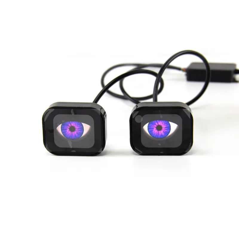 ADT Remote Control LED Dynamic Pupil Devil Eyes Fit Motorcycles Multi-mode Light New LED Devil Eye Lighting Blinking, product view 03
