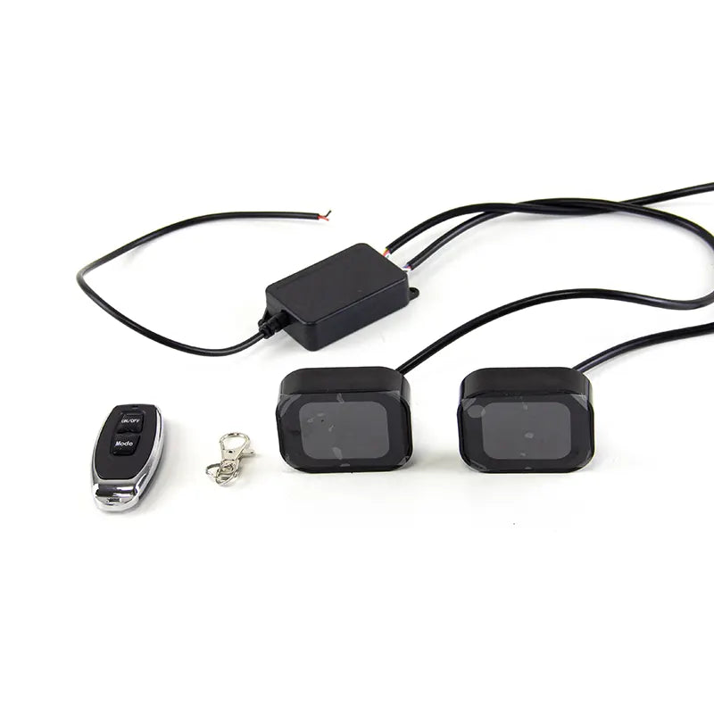 ADT Remote Control LED Dynamic Pupil Devil Eyes Fit Motorcycles Multi-mode Light New LED Devil Eye Lighting Blinking, product view 04