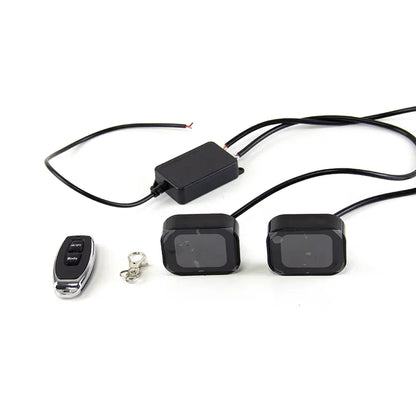 ADT Remote Control LED Dynamic Pupil Devil Eyes Fit Motorcycles Multi-mode Light New LED Devil Eye Lighting Blinking, product view 04