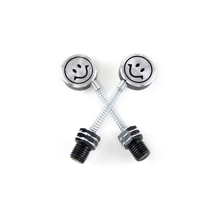 Aluminium Smiley Face Shaking Head Screw and Rearview Mirror Decoration Accessory for Mopeds for Motorcycle, product view 01