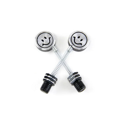Aluminium Smiley Face Shaking Head Screw and Rearview Mirror Decoration Accessory for Mopeds for Motorcycle, product view 01