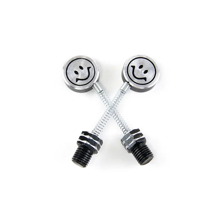 Aluminium Smiley Face Shaking Head Screw and Rearview Mirror Decoration Accessory for Mopeds for Motorcycle, product view 01