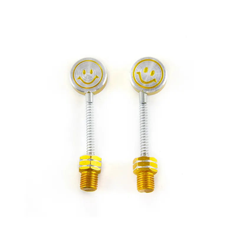 Aluminium Smiley Face Shaking Head Screw and Rearview Mirror Decoration Accessory for Mopeds for Motorcycle, product view 11