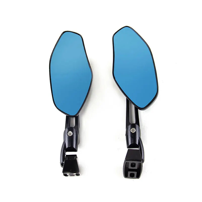 Aluminum Alloy Rearview Mirror Universal Motorcycle Rear View Mirror Racing Side Rearview Mirrors Blue Anti Glare, product view 05