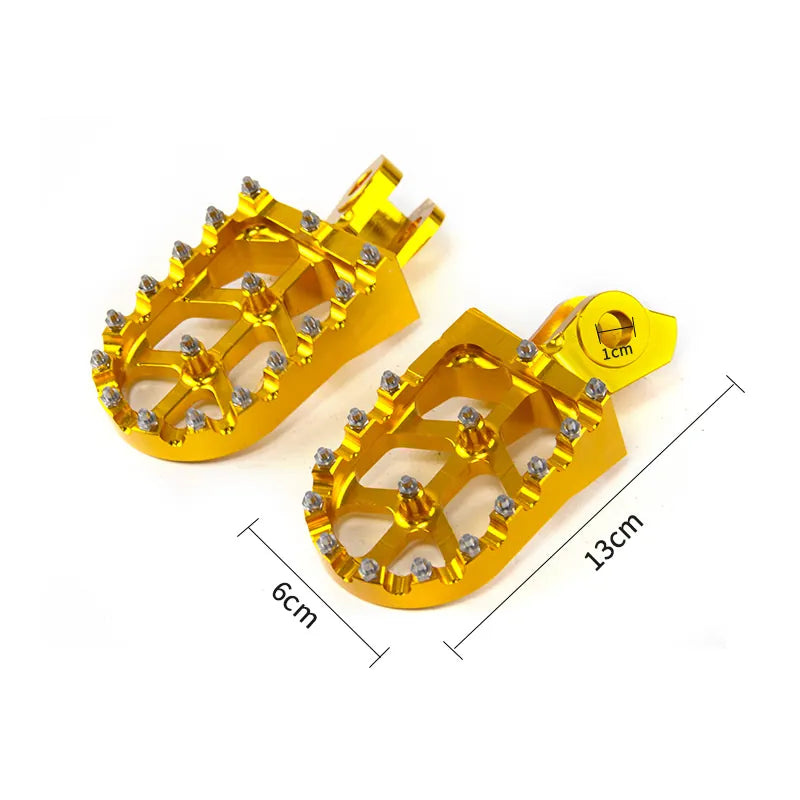 Aluminum CNC Motocross Motorbike Motorcycle Dirt Bike Foot Pegs Pedal Accessories for Suzuki RMZ250 RMZ450 RMX450Z, product view 02