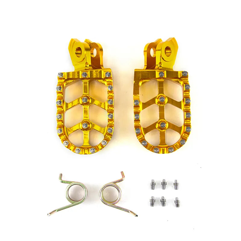 Aluminum CNC Motocross Motorbike Motorcycle Dirt Bike Foot Pegs Pedal Accessories for Suzuki RMZ250 RMZ450 RMX450Z, product view 03