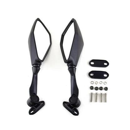 Black Motorcycle Rearview Mirrors for Kawasaki Ninja ZX6R ZX636 2009-2023, product view 01