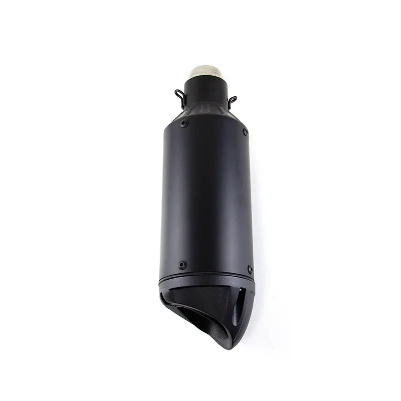 Black Steel Motorcycle Universal Exhaust Racing Modified Muffler Moto Scooter Exhaust for Ninja250 300 400 CB190s, product view 05