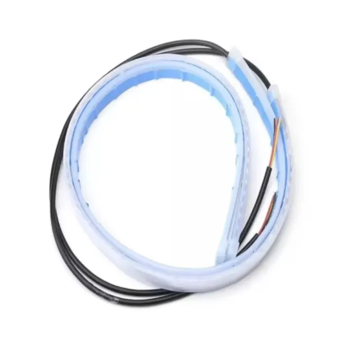 Car DRL Daytime Running Light Strip Waterproof 30cm 45cm 60cm Flexible Soft Tube Guide Headlight LED Strip Lights, product view 01