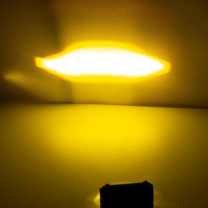 Car Motorcycle LED Spotlights, Electric Vehicle Lights, External Spotlights, Yellow and White Near/far Light, product view 05