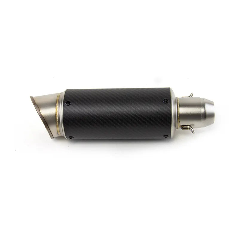 Carbon Fiber Universal Motorcycle Exhaust Pipe Muffler for PCX XMAX FZ6 Z900 Ninja400 Ninja250 Mt15 R25 R15v3, product view 05