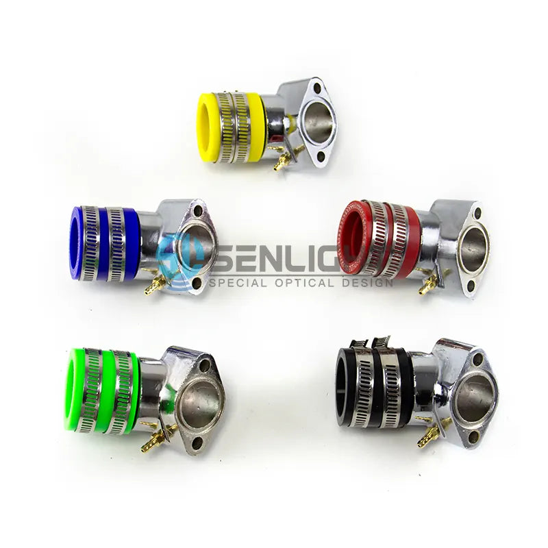 Carburetor Frosted Intake Manifold Boot for GY6 150cc Engine Scooter Blue, product view 06