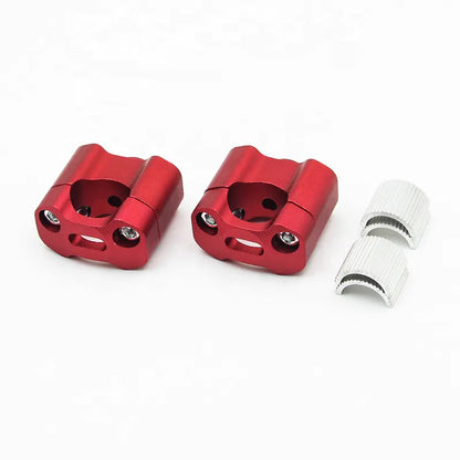 CNC Aluminum Alloy Dirt Bike Accessories 22mm 28mm Universal Motorcycle Bar Clamps Handlebar Riser, product view 02