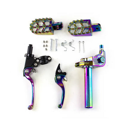 CNC High Quality Motorcycle Universal Handlebar Pedal Footrest Assembly, product view 06