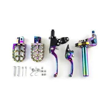 CNC High Quality Motorcycle Universal Handlebar Pedal Footrest Assembly, product view 08