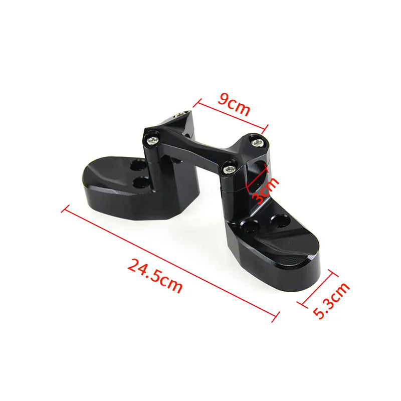 CNC-Machined Handlebar Spacer and Reducer Clamp for NS 200 PULSAR BAJAJ, product view 03