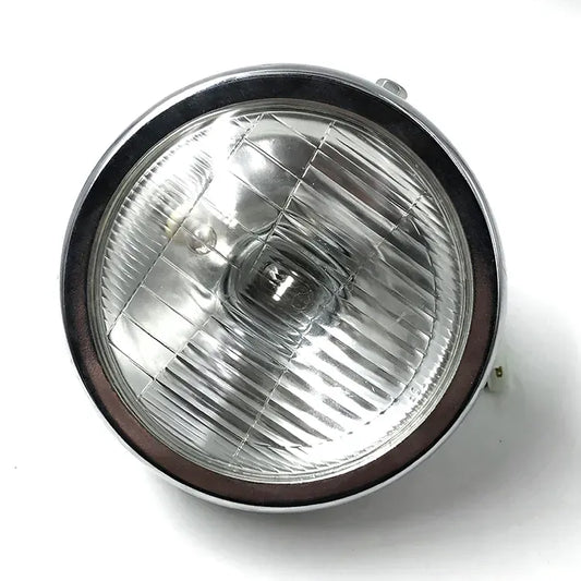 Faro universale per moto Honda, Suzuki Gn 125, ricambi moto aftermarket, vista del prodotto 02