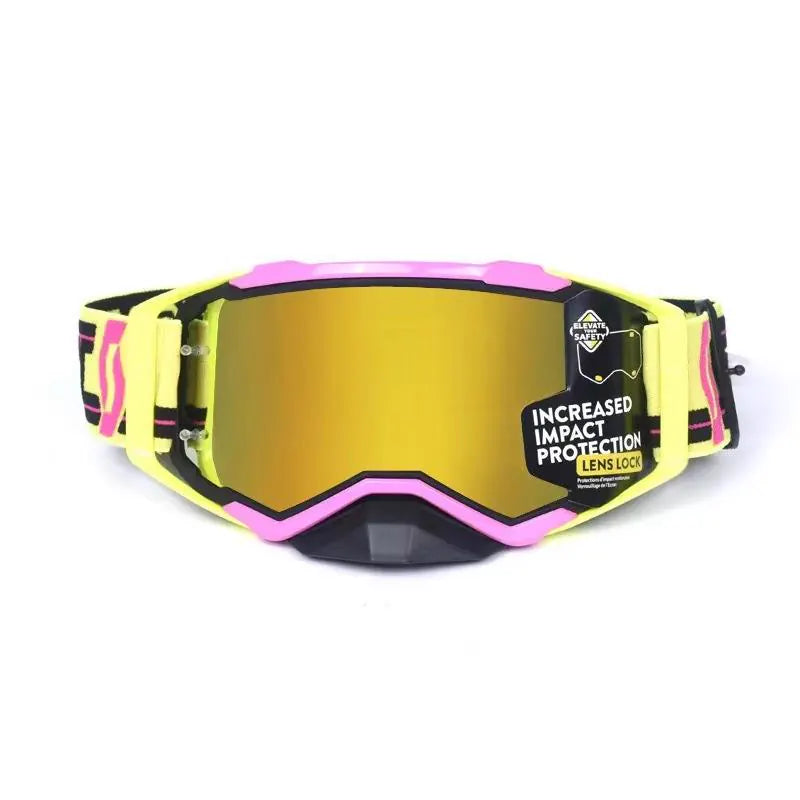 Dirt Bike Goggles UV Protection MX Goggles Motocross Goggles Motorcycle Glasses Windproof Eyewear, product view 09