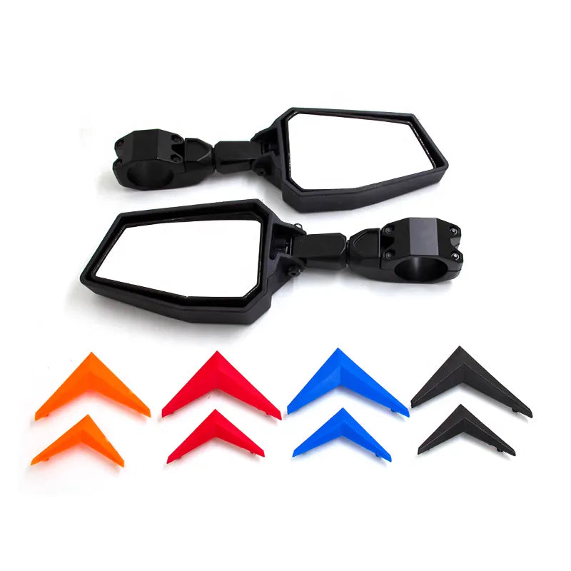 Durable UTV Side View Mirrors Wide-angle Rearview Mirror Adjustable, product view 01
