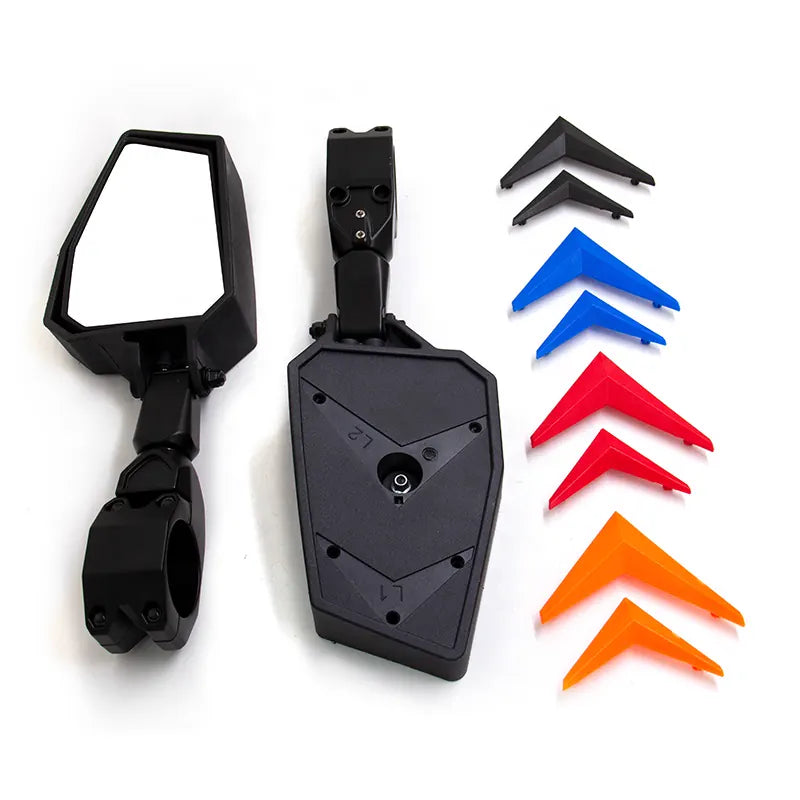 Durable UTV Side View Mirrors Wide-angle Rearview Mirror Adjustable, product view 02