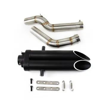 Exhaust System Muffler Tips Tail Link Pipe Black for Honda CBR600RR F5 2005-2023, product view 07
