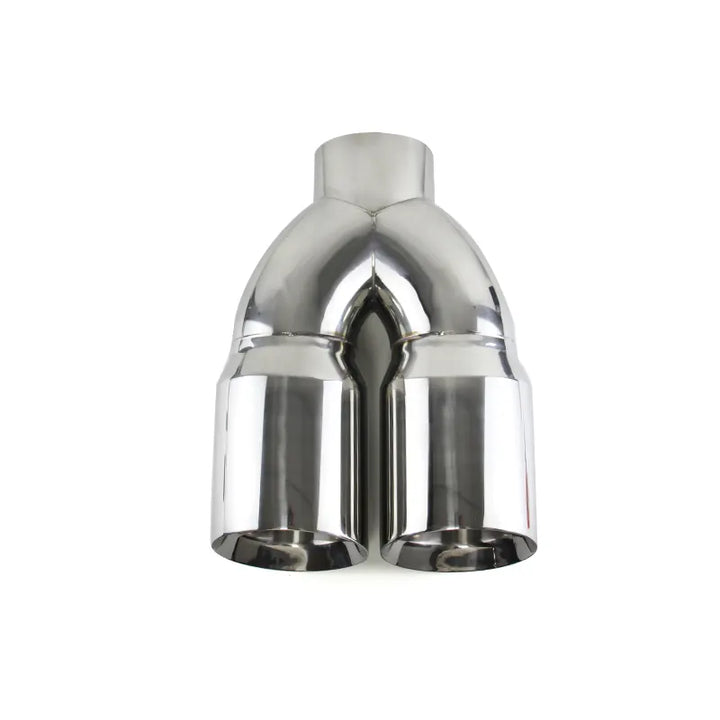 Factory Direct 5" ID Dual Exit Exhaust Tip Stainless Steel Weld-On Exhaust Muffler Tip for Pickup Heavy Duty Exhaust, product view 01