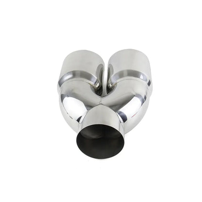 Factory Direct 5" ID Dual Exit Exhaust Tip Stainless Steel Weld-On Exhaust Muffler Tip for Pickup Heavy Duty Exhaust, product view 03