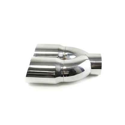 Factory Direct 5" ID Dual Exit Exhaust Tip Stainless Steel Weld-On Exhaust Muffler Tip for Pickup Heavy Duty Exhaust, product view 05