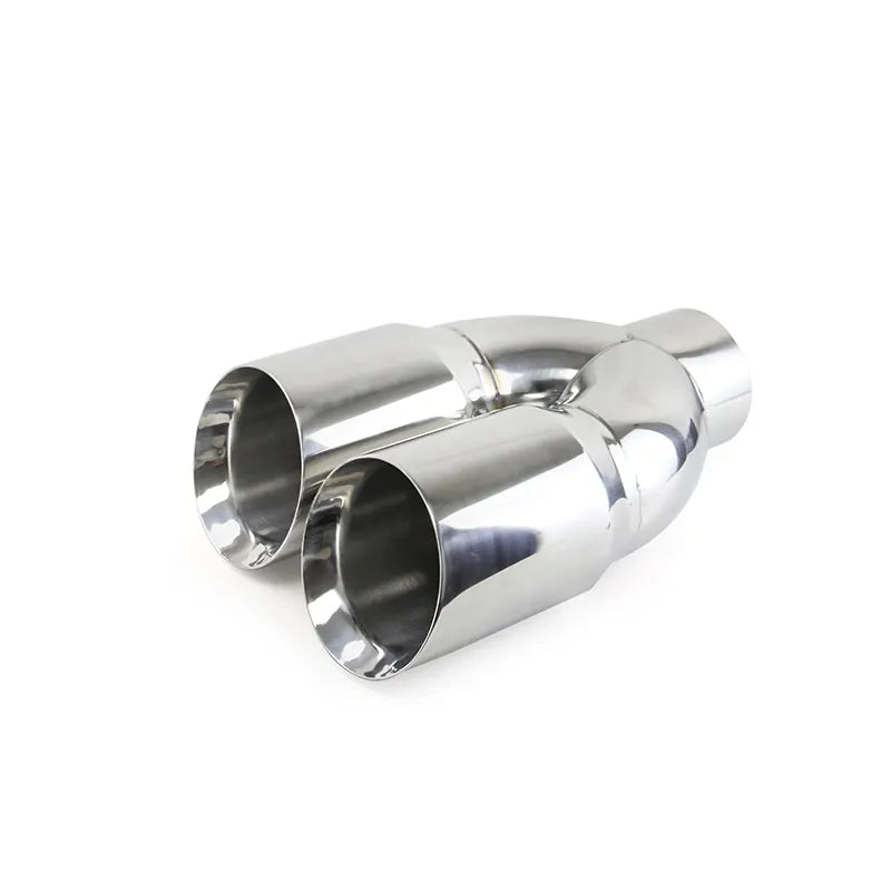 Factory Direct 5" ID Dual Exit Exhaust Tip Stainless Steel Weld-On Exhaust Muffler Tip for Pickup Heavy Duty Exhaust, product view 06
