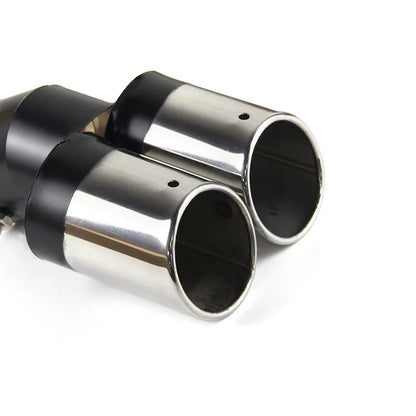 Factory-direct Sale of Automotive Standard Tailpipes Modified Exhaust Pipe Tailpipes, 63mm Double-tube Stainless Steel, product view 05