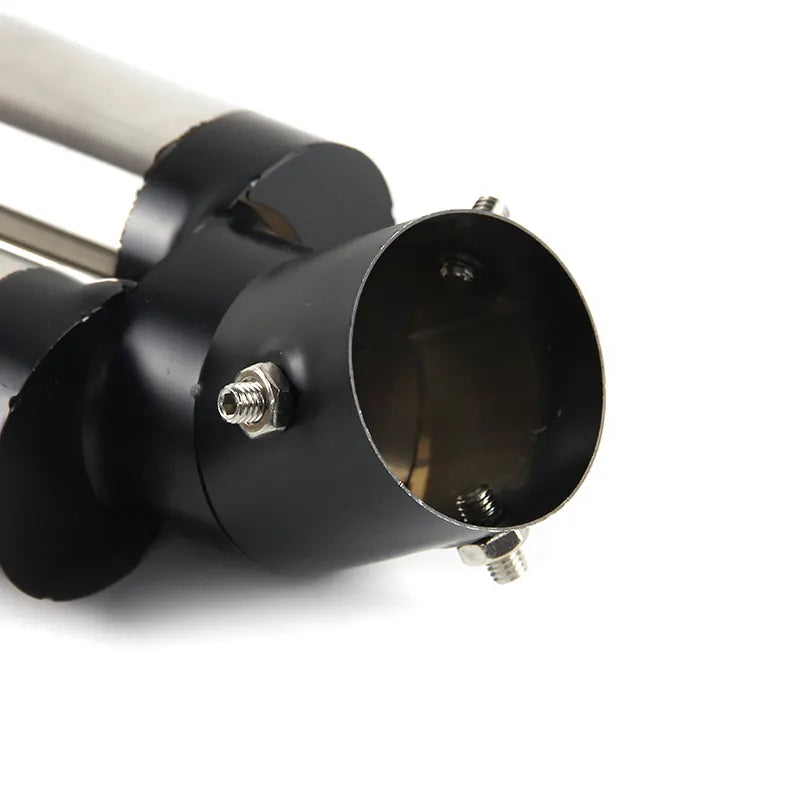 Factory-direct Sale of Automotive Standard Tailpipes Modified Exhaust Pipe Tailpipes, 63mm Double-tube Stainless Steel, product view 06