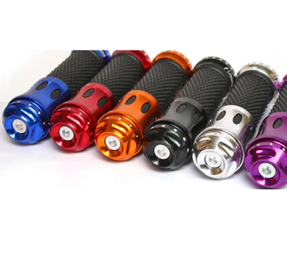 Factory Supply China Aluminum Alloy High Quality Rubber Handle Handlebar Motorcycle Grips CNC, product view 01