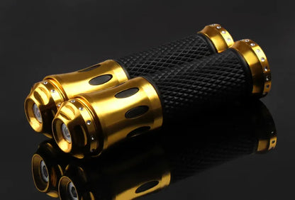 Factory Supply China Aluminum Alloy High Quality Rubber Handle Handlebar Motorcycle Grips CNC, product view 02