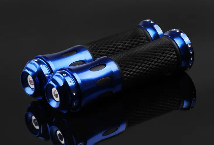 Factory Supply China Aluminum Alloy High Quality Rubber Handle Handlebar Motorcycle Grips CNC, product view 03
