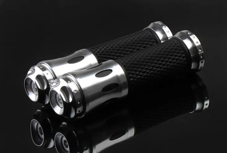 Factory Supply China Aluminum Alloy High Quality Rubber Handle Handlebar Motorcycle Grips CNC, product view 06