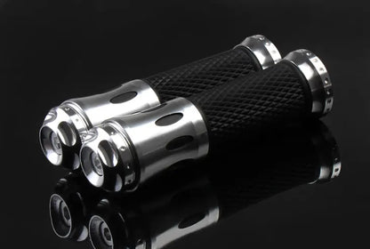 Factory Supply China Aluminum Alloy High Quality Rubber Handle Handlebar Motorcycle Grips CNC, product view 06