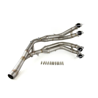 For BMW S1000RR 2019-2025 S1000R 2019-2025 Exhaust Tips Mid Pipe Titanium Alloy, product view 01
