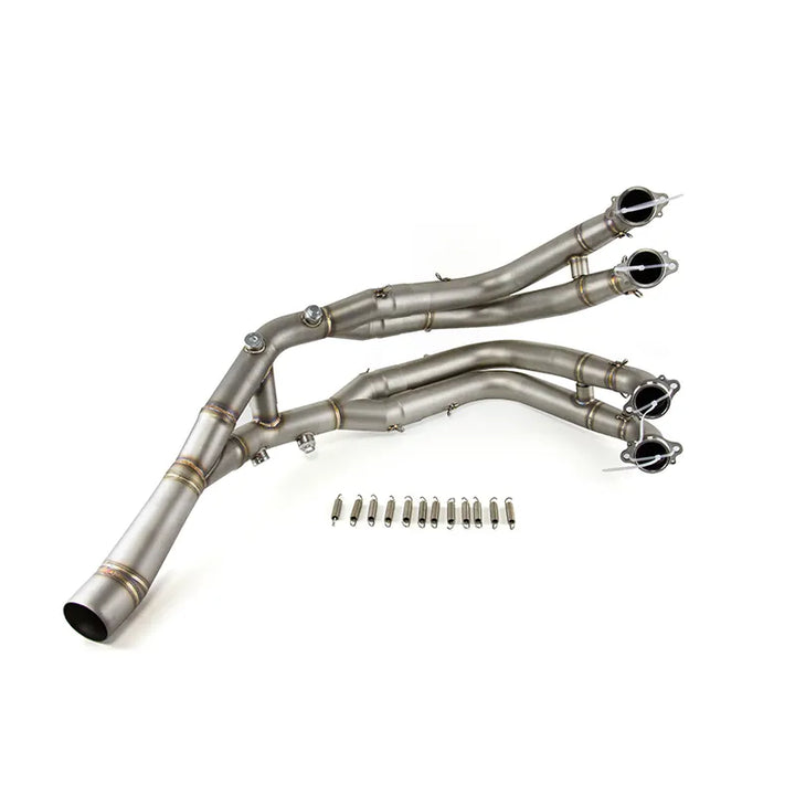 For BMW S1000RR 2019-2025 S1000R 2019-2025 Exhaust Tips Mid Pipe Titanium Alloy, product view 01