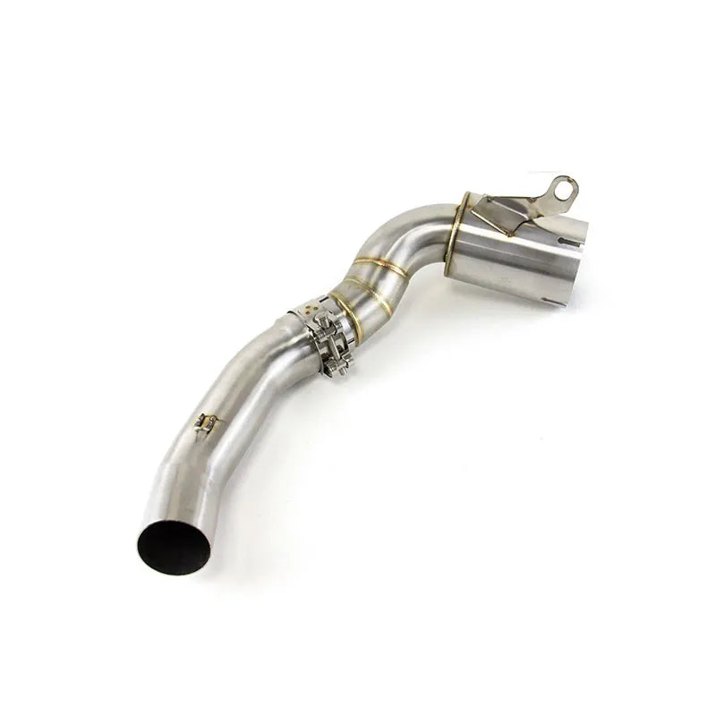For Duke 250 390 RC390 2021-2024 Duke 250 390 Adventure 2020-2024 Modified Exhaust Mid Link Pipe Slip on Stock Muffler, product view 02