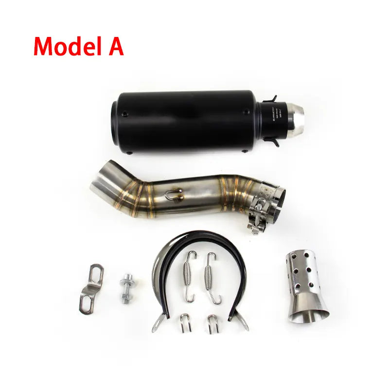 For Honda CBR500R 2016-2025 CB500F CB500X Exhaust Mid Tail Pipe Slip on Muffler, product view 03