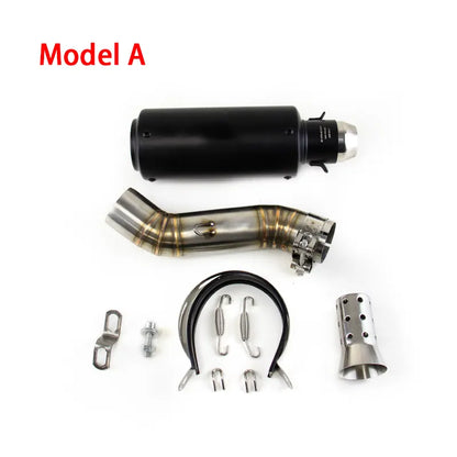For Honda CBR500R 2016-2025 CB500F CB500X Exhaust Mid Tail Pipe Slip on Muffler, product view 03