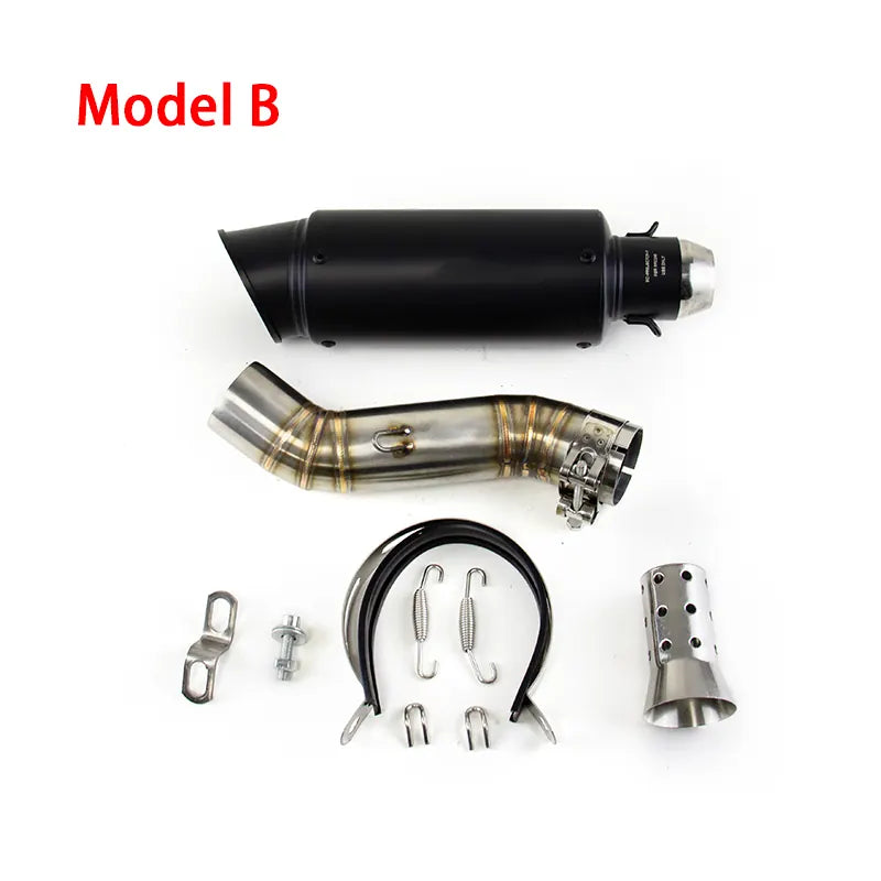 For Honda CBR500R 2016-2025 CB500F CB500X Exhaust Mid Tail Pipe Slip on Muffler, product view 04