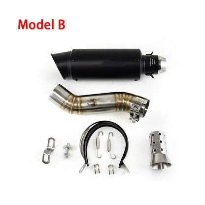 For Honda CBR500R 2016-2025 CB500F CB500X Exhaust Mid Tail Pipe Slip on Muffler, product view 04