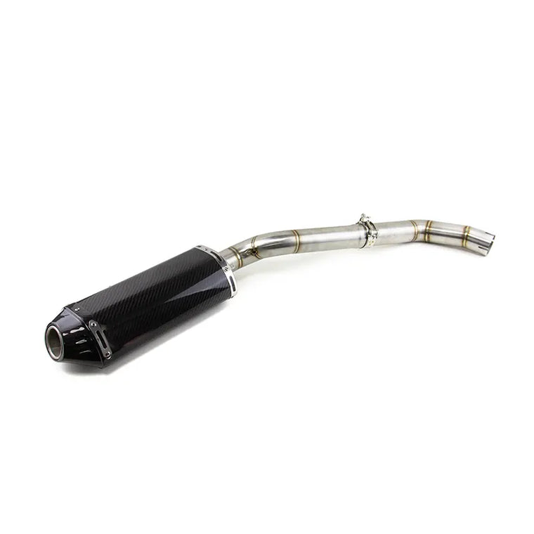 For Honda CBR600RR F5 2005-2023 Exhaust System Kit Mid Link Pipe Carbon Muffler, product view 01