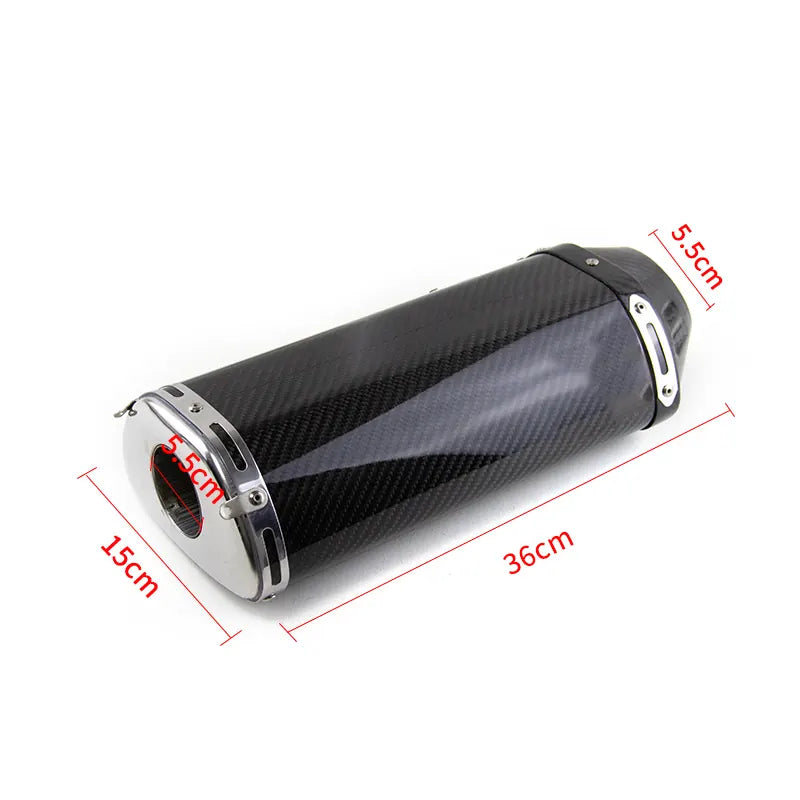For Honda CBR600RR F5 2005-2023 Exhaust System Kit Mid Link Pipe Carbon Muffler, product view 02